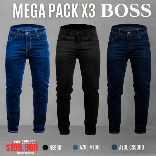PACK X3 JEANS H-BS